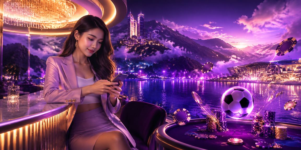 Suasana permainan di Genting Highlands dengan gaya Melayu dan elemen pertaruhan sukan