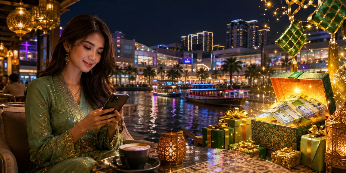 Pengguna Malaysia mengakses kasino mudah alih semasa perayaan Hari Raya